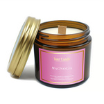 Lumânare parfumată din soia cu fitil din lemn magnolia 120 ml - Lumânarea ta