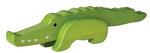 Aligator din bambus de la 24 de luni (9 x 3,5 x 4 cm) – EverEarth