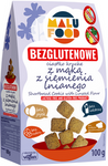 Biscuiți cu făină de in fără zahăr fără gluten 100 g - Malu Food