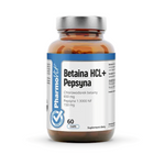 Betaina + pepsina supliment alimentar fără gluten 60 capsule - PHARMOVIT (Clean Label)