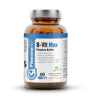 Vitamina B Complex supliment alimentar 60 capsule 31,2 g (etichetă curată) - Pharmovit