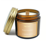 Lumânare de soia parfumată cu fitil din lemn palo santo 120 ml – Your Candle