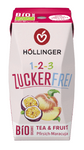 Băutură cu aromă de piersică - fructul pasiunii fără zahăr bio 200 ml - HOLLINGER