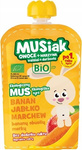 Mus de fructe și legume banană, măr, morcov BIO 100 g – Musiak