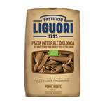 Pastele integrale Penne Rigate BIO din grâu întreg 500 g - Liguori