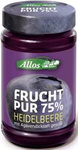 Mousse de afine (75% fructe) BIO 250 g – Allos