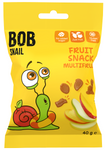 Bomboane jeleu multifruit fără gluten fără gelatină 40 g - BOB SNAIL