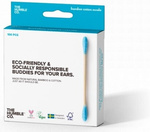 Bețișoare igienice din bambus, albastre, 100 bucăți – The Humble