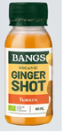 Ginger Shot cu Turmeric fără zahăr adăugat bio 60ml - Bangs