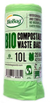 Saci pentru deșeuri bio și mixte (compostabili și biodegradabili) 10 l, 20 buc. – Biobag
