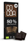 Ciocolată neagră 80 % BIO 40 g – Cocoa