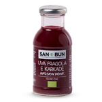 Apple - grape - hibiscus băutură fără zahăr adăugat fără gluten bio 200 ml - San E Bun