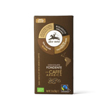 Ciocolată neagră cu cafea Fair Trade fără gluten BIO 50 g – Alce Nero