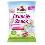 Pufuleți din porumb și ovăz cu zmeură și banane, fără zahăr adăugat, fără gluten, BIO 30 g – Holle