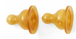 Tetina anticolici cu flux lent, 0-3 luni, pachet de 2 – Hevea