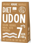 KONJAC udon tăiței fără gluten BIO 300 g - DIET FOOD
