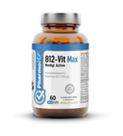Vitamina B12 supliment alimentar 60 de capsule, Clean Label, 17,4 g – Pharmovit