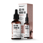 Vitamina D3 picături 100 mcg (4000 iu) supliment alimentar fără gluten 30 ml - Pharmovit