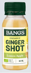 Ginger Shot cu mere și lămâie fără zahăr adăugat bio 60ml - Bangs