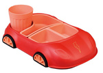 Set de veselă pentru copii cu mașină roșie - Chic-Mic-Mic-Mic