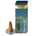 Bețișoare de tămâie indiene cu con de relaxare (10 buc) 20 g - SATTVA (Ayurveda)