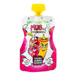 Piure de zmeură, măr și banană, fără zahăr adăugat, 110 g – Biurkom Flampol