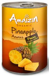 Bucăți de ananas în suc propriu (conservă) BIO 400 g (240 g)