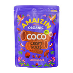 Rulouri crocante cu cocos și ciocolată fără gluten BIO 140 g – Amaizin