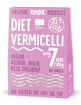 Tăiței konjac tip vermicelli BIO fără gluten 385 g (300 g) – Diet-Food