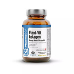 Capsule pentru susținerea articulațiilor, oaselor și cartilajelor Flexi-Vit Colagen supliment alimentar 60 capsule 50,7 g - Pharmovit (etichetă curată)