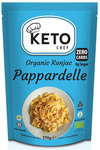 Tăiței keto fără gluten (konjac noodle pappardelle) paste bio 270 g - keto chef (mai bine decât alimente)