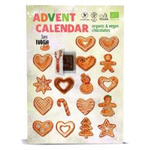 Calendar de advent (ciocolată fără gluten) BIO 100 g (super fudgio)