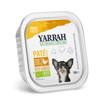 Pate pentru câini cu pui și alge marine, fără cereale, BIO 150 g – Yarrah