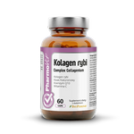 Colagen pește complex supliment alimentar fără gluten 60 capsule 38,76 g - Pharmovit (etichetă curată)