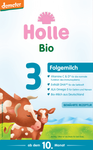 Lapte de continuare de vacă 3 pentru bebeluși de la 10 luni Demeter BIO 600 g – Holle