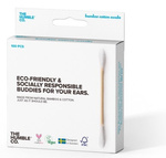 Bețișoare igienice din bambus, albe, 100 bucăți – The Humble