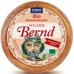 Brânză galbenă Wild Bernd brânză galbenă maturată (50 % grăsime în substanță uscată) Bio (3,5 kg - 4,0 kg) - Sobbeke