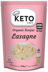 Foi de lasagna konjac keto tip tăiței fără gluten BIO 270 g – Ketochef
