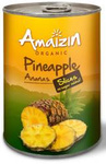 Ananas felii în suc propriu (conservă) BIO 400 g (220 g) – Amaizin