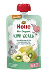 Holle Piure în pungă Kiwi Koala (pară - banană - kiwi), fără zaharuri adăugate, de la 8 luni, Demeter BIO, 100 g
