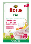 Terci de orez cu lapte de banane și zmeură fără gluten de la 6 luni BIO 200 g - Holle