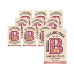 PACK DE 10 x Zahăr muscovado din trestie de zahăr negru 500 g