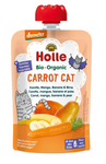 Mousse de morcovi pentru pisici (morcov - mango - banană - pară) fără adaos de zaharuri de la 6 luni Demeter BIO 100 g - Holle