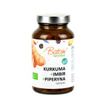 Turmeric + ghimbir + piperină bio supliment alimentar 240 comprimate 120 g - BATOM