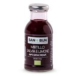 Mere - afine - lămâie - salvie băutură fără zahăr adăugat fără gluten bio 200 ml - SAN E BUN