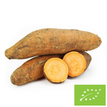Igname proaspete de portocale bio (aproximativ 1,00 kg)