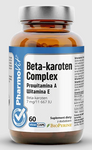 Beta-caroten Complex supliment alimentar fără gluten 60 capsule - Pharmovit (Clean Label)
