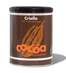 Pudră de cacao criollo BIO fără gluten din comerț echitabil 250 g