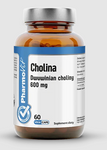 Colină (600 mg) supliment alimentar fără gluten 60 capsule - Pharmovit (Etichetă curată)