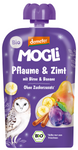 Mousse de prune - pere - mere - banane - scorțișoară fără zaharuri adăugate Demeter Bio 100 g - Mogli